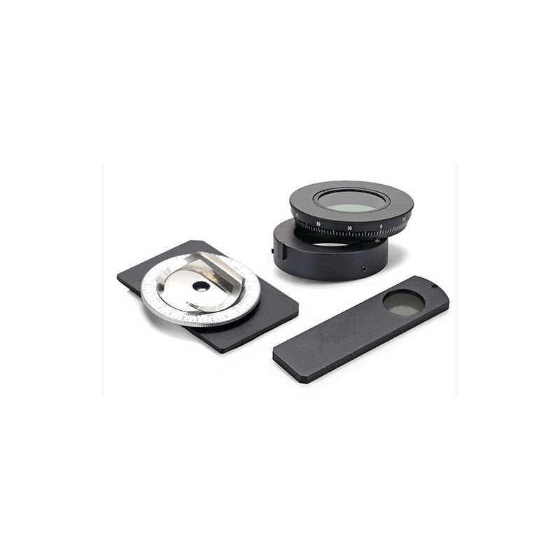 Euromex Kit de polarisation AE.5158, avec petite platine tournante pour platine à chariot croisé, (BioBlue, EcoBlue)