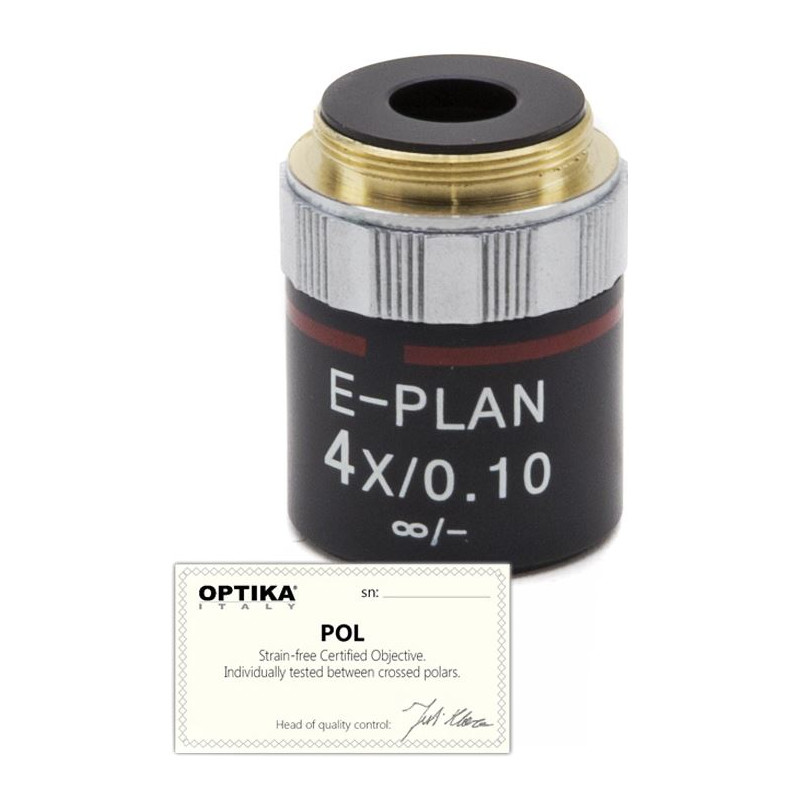 Optika Objektiv 4x/0.10, infinity, N-plan, POL, M-144P  (B-383POL)