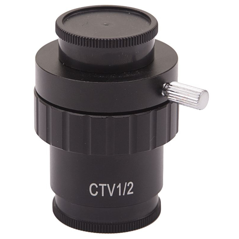 Optika Adaptateur monture C ST-419, pour capteur 1/2", 0.5x, avec mise au point (LAB 30)