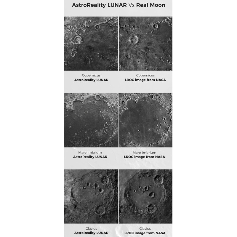 AstroReality Reliefglobus LUNAR Pro