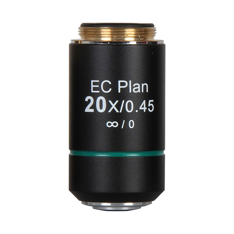 Objectif Motic EC PL, CCIS, plan, achro, NGC  20x/0.45 w.d. 1mm (BA-310 Elite)