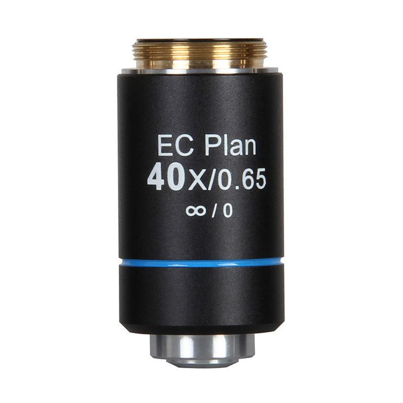 Motic Objectif EC PL, CCIS, plan, achro,  NGC 40x/0,65, S, distance de travail 5mm (BA-310 Elite)