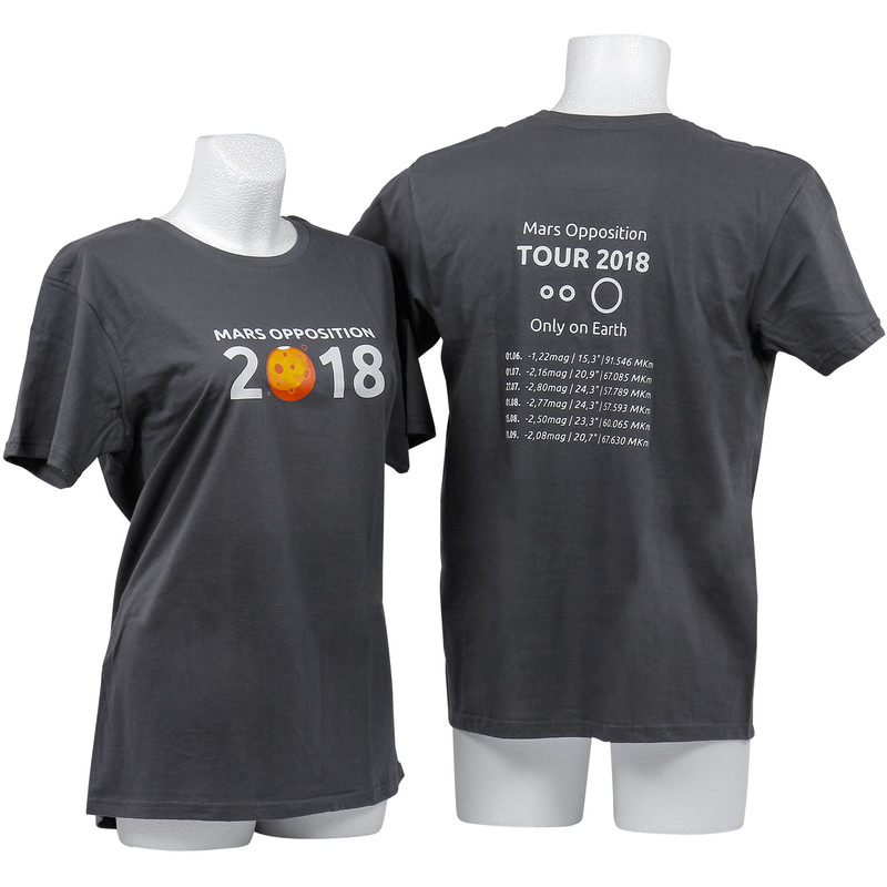 Omegon T-Shirt Mars Opposition 2018 - Size 3XL grey