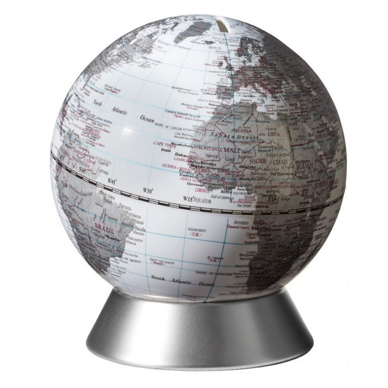 Globe TROIKA tirelire Orion White 14cm