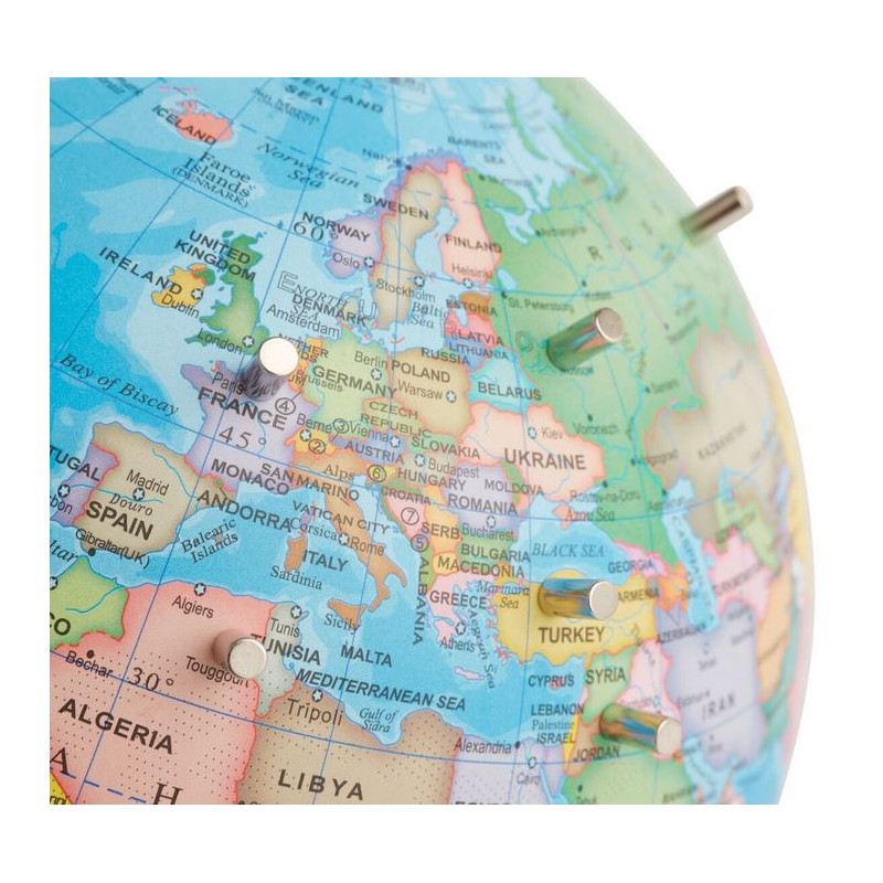 TROIKA emform globe Magnet Political compris 10 aimants 23cm