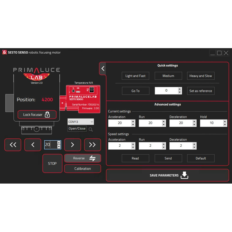 PrimaLuceLab Moteur de mise au point SESTO SENSO