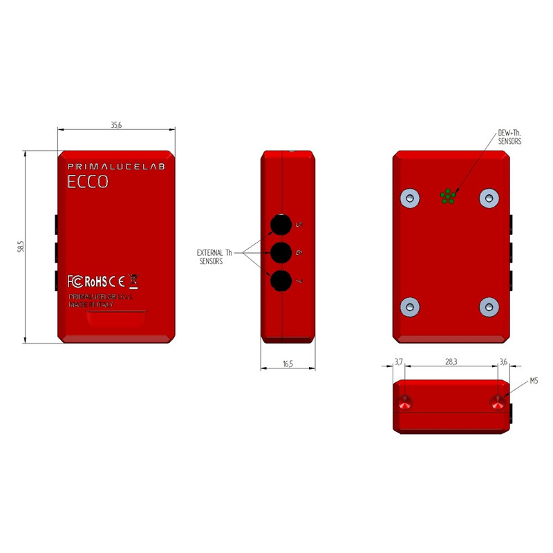 PrimaLuceLab Régulateur automatique de bande chauffante ECCO pour EAGLE