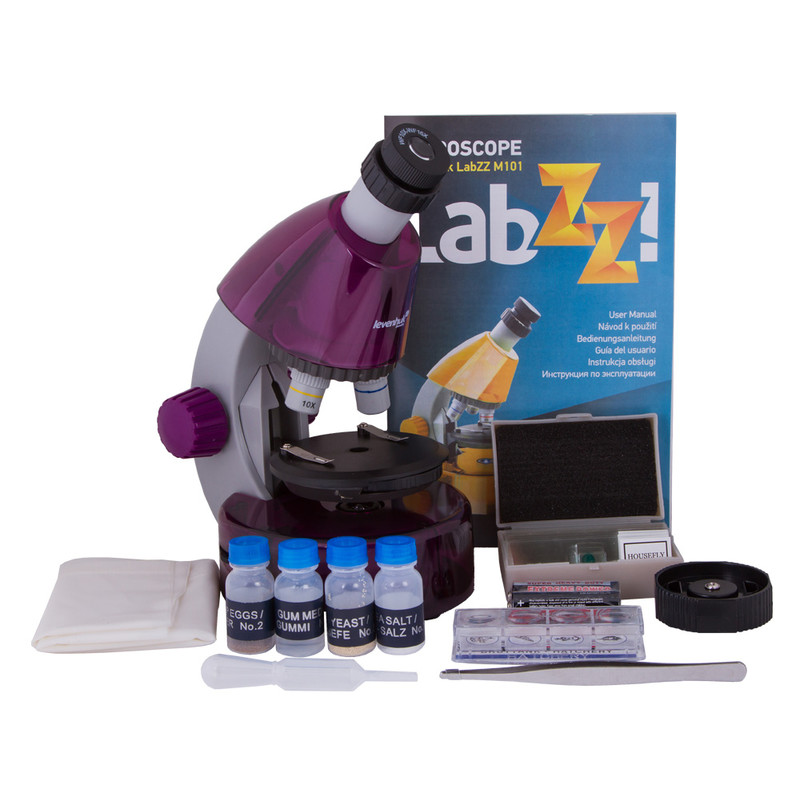 Levenhuk Mikroskop LabZZ M101 Amethyst