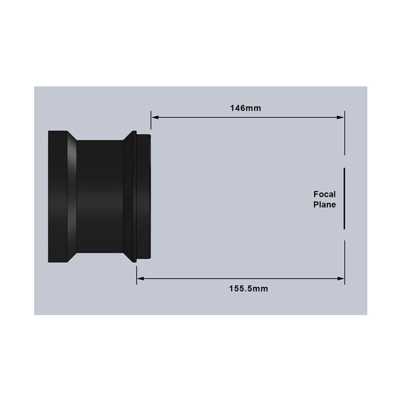 Starizona Réducteur et correcteur de coma pour Celestron C11 / C14 SCT II Large Format 0,63x