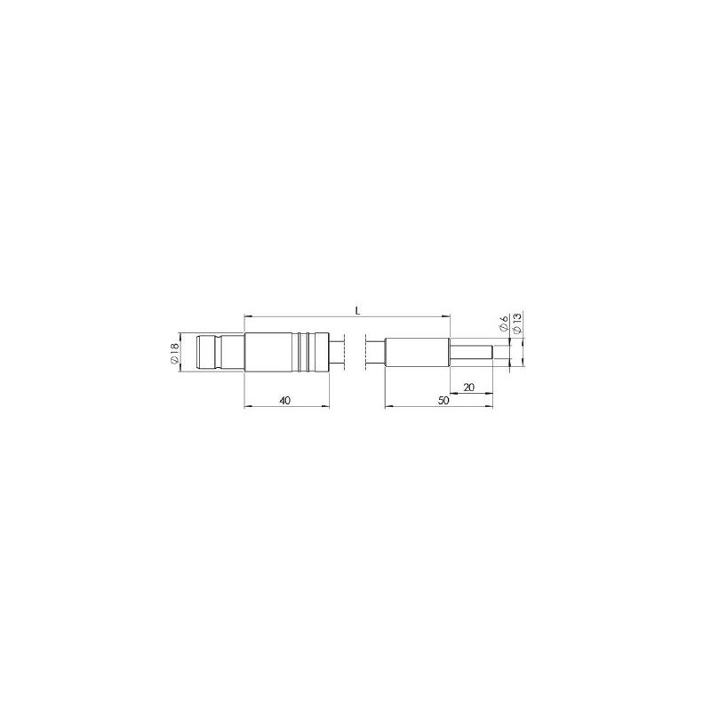 StarLight Opto-Electronics GLF1-1000-9.0, 1-armig, Armlänge 1000 mm, aktiver Durchmesser 9 mm