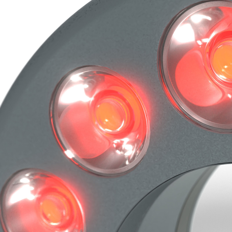 StarLight Opto-Electronics RL12-18s-S4 R, rouge (625 nm), Ø 66mm
