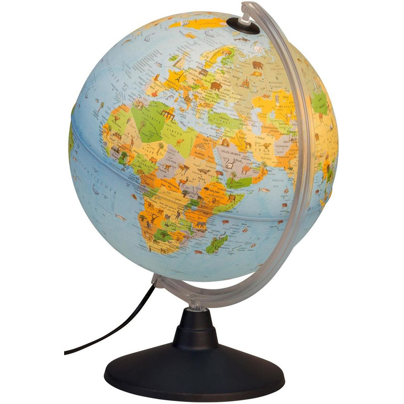 Idena Globe lumineux avec image animale 30cm
