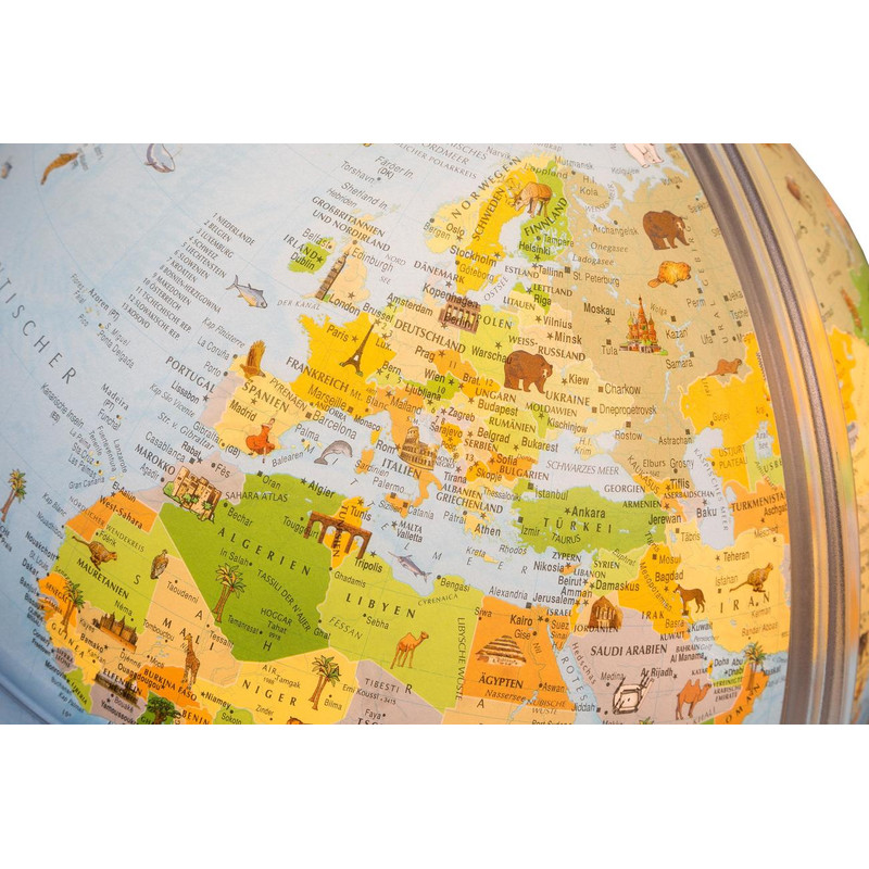 Idena Globe lumineux avec image animale 30cm