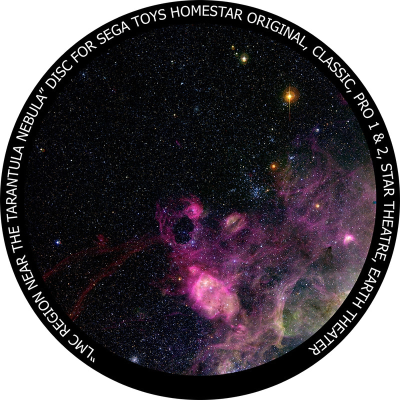 Redmark Dia für das Sega Homestar Planetarium Tarantelnebel