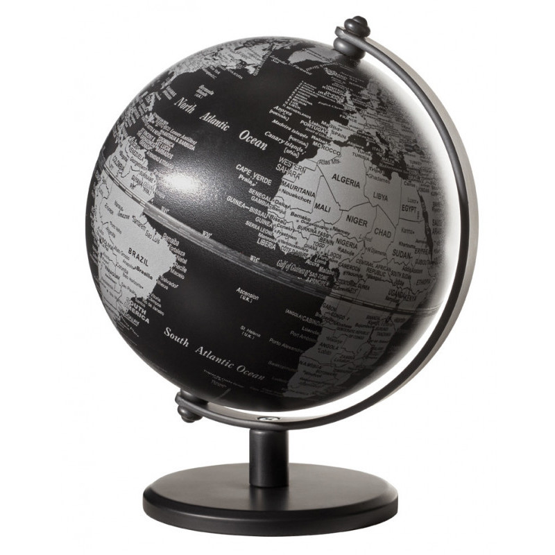 Mini-globe TROIKA Gagarin Matt Black 13cm