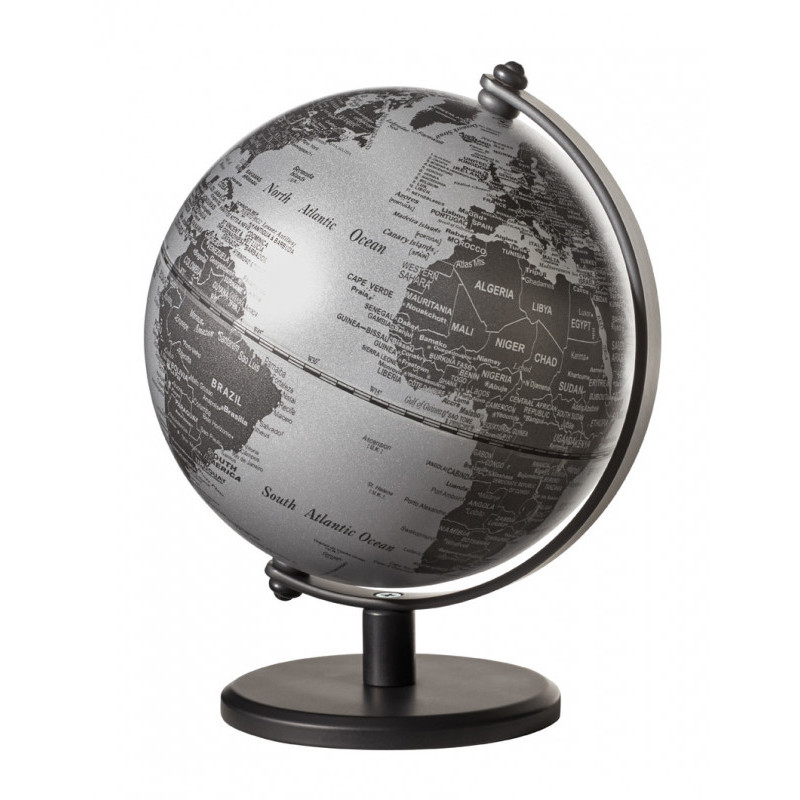 Mini-globe emform Gagarin Matt Silver 13cm