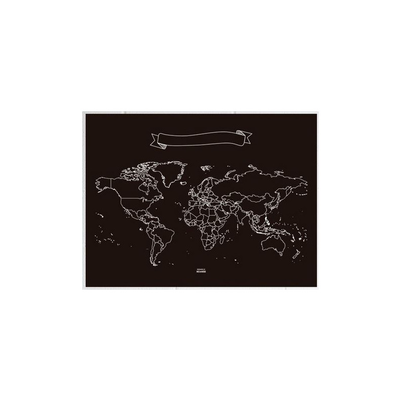 Mappemonde Miss Wood Chalkboard XL