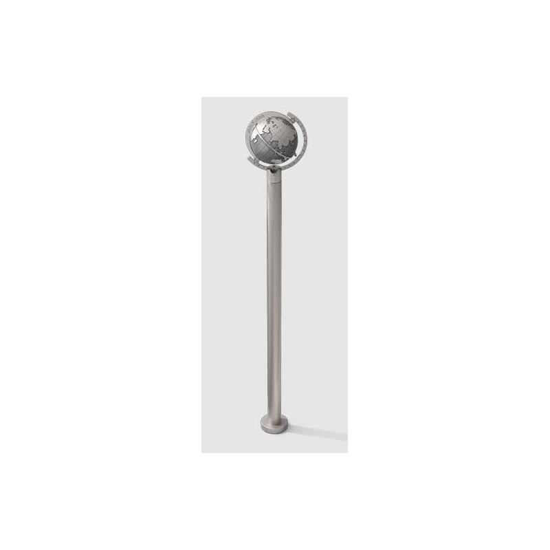 Helios Support en acier inoxydable pour cadran solaire Magellan, diamètre 50 mm