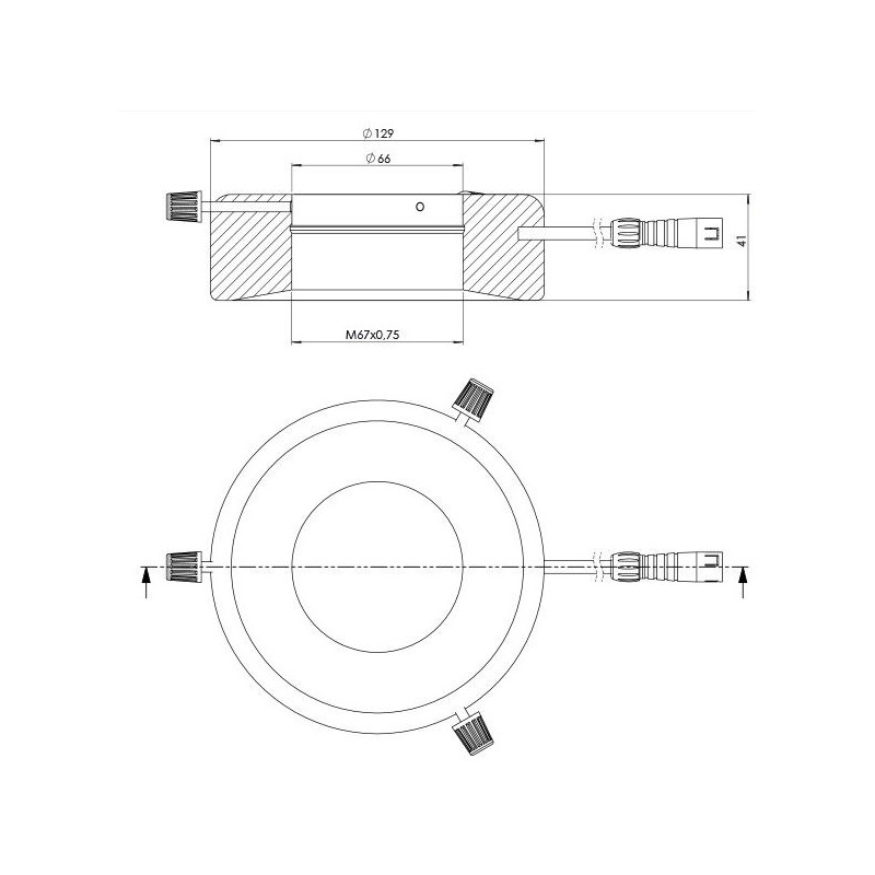 StarLight Opto-Electronics RL12-18s-S4 G, vert (528 nm), Ø 66mm