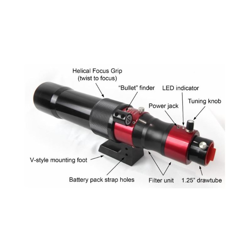 DayStar Sonnenteleskop ST 60/930 SolarScout SS60-ds H-Alpha OTA Set