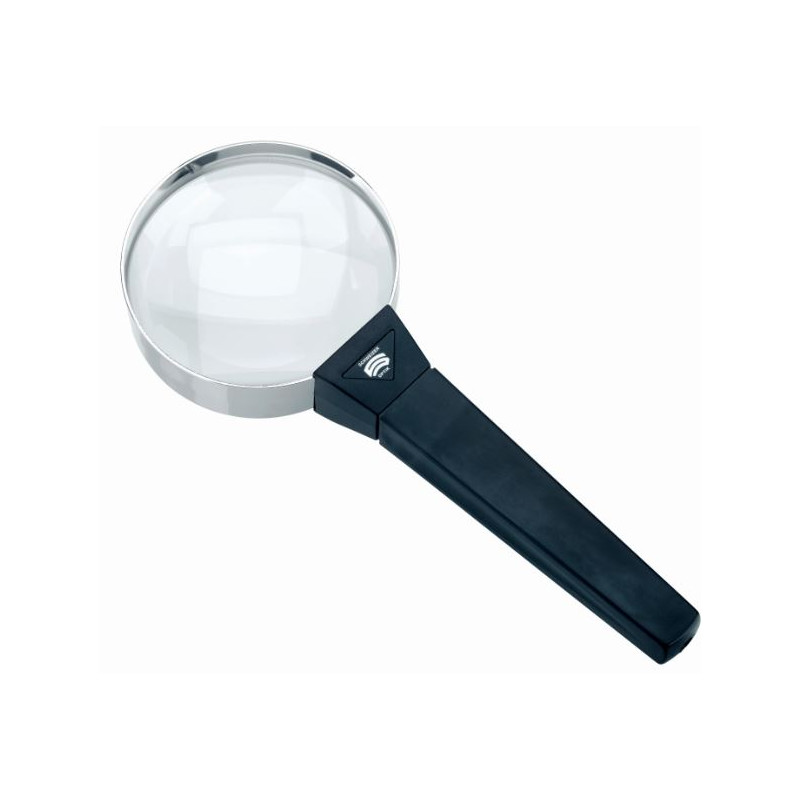 Schweizer Loupe à main Basic-Line FORTE, 10D/3,5x/Ø75mm, biconvexe