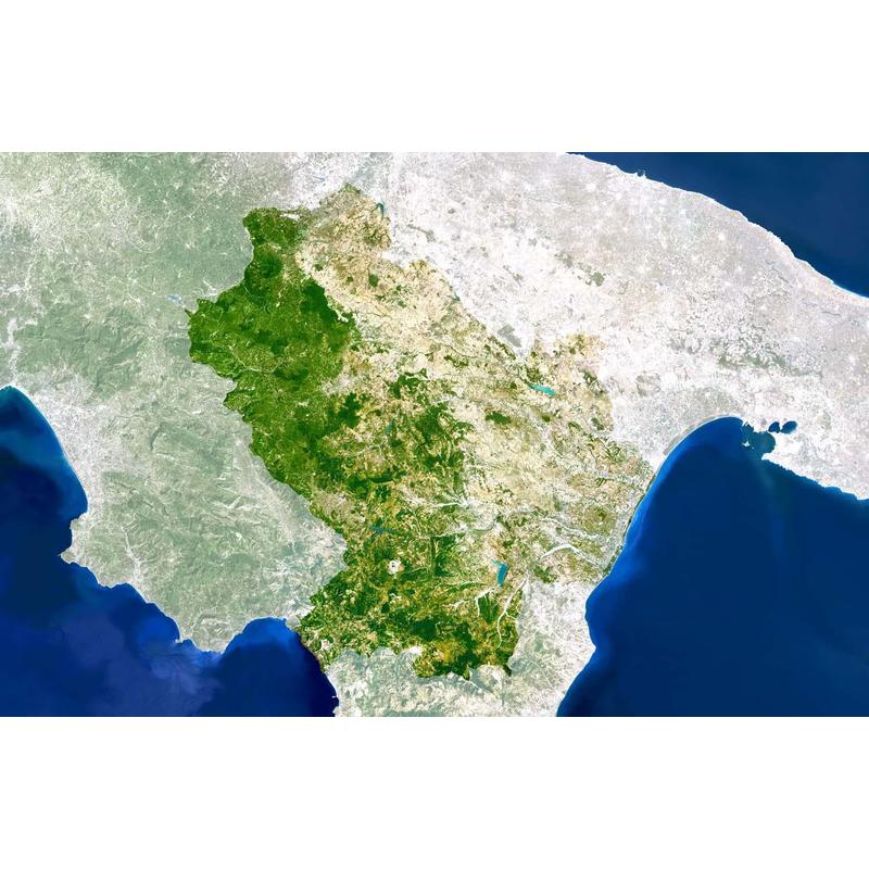 Planet Observer Regional-Karte Region Basilikata