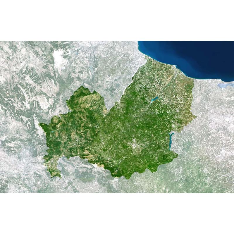 Carte régionale Planet Observer Planète Observer Italie région Molise