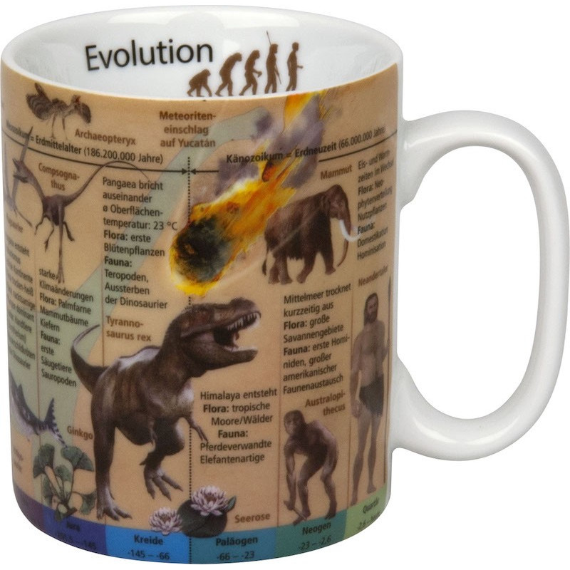 Tasse Könitz Gobelet scientifique Evolution de