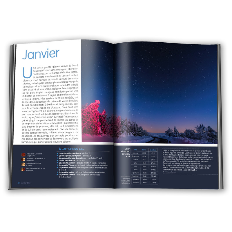 Amds édition  Jahrbuch Le ciel à l'oeil nu en 2019