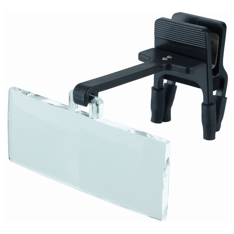 Loupe Schweizer Basic-Line RIDO-CLIP avec lentille, 2,35x/5,5D, 180 mm de diamètre