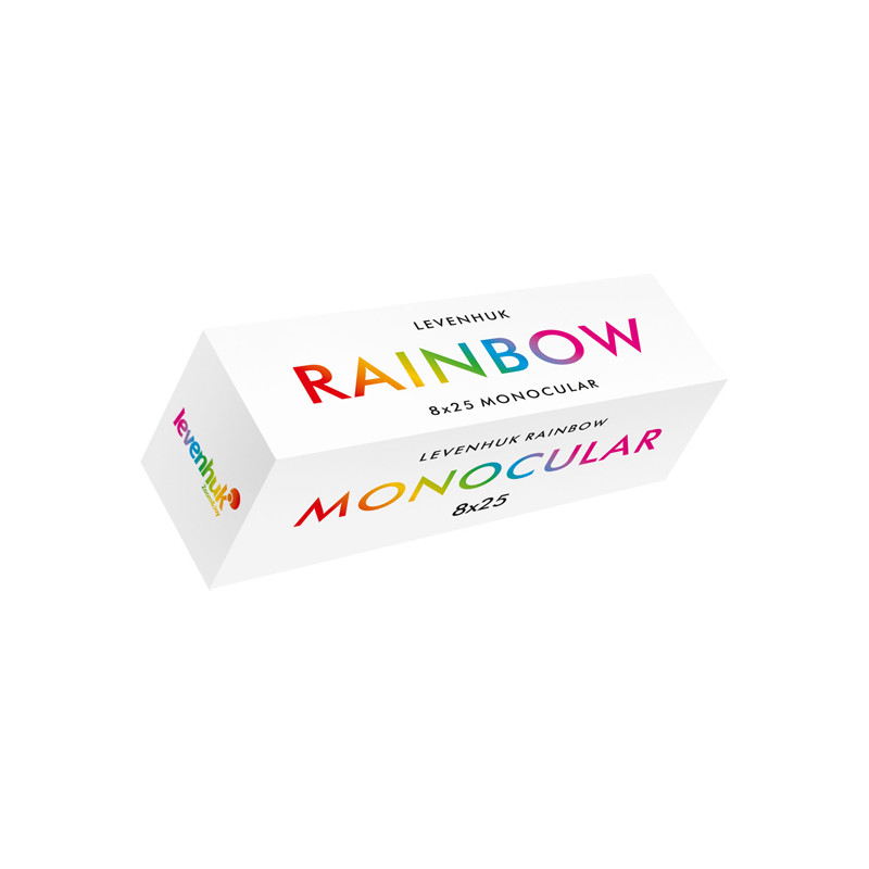 Monoculaire Levenhuk Monokular Rainbow 8x25 Red