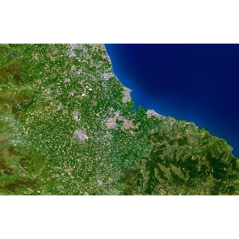 Carte régionale Planet Observer Planète Observer Italie région Darlington Middlesbrough