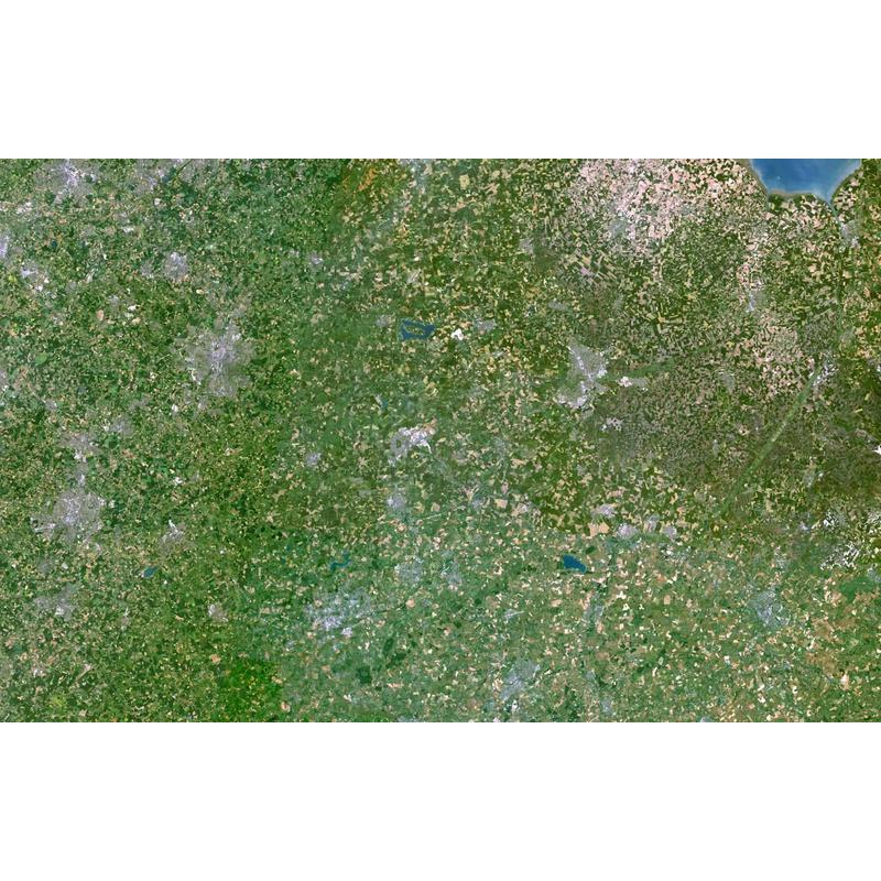 Carte régionale Planet Observer Planète Observer région East Midlands