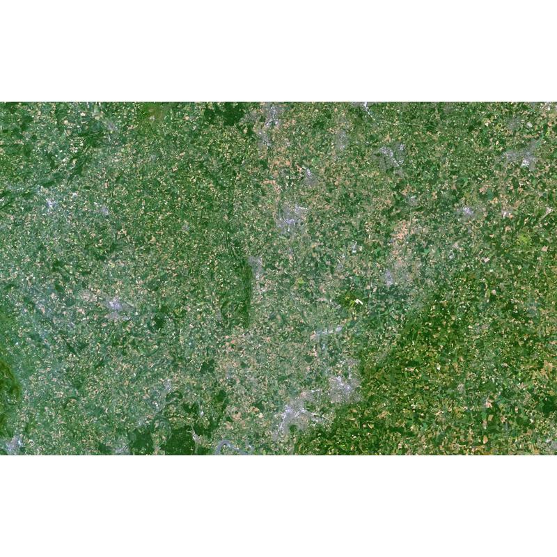 Carte régionale Planet Observer Planète Observer région Gloucestershire