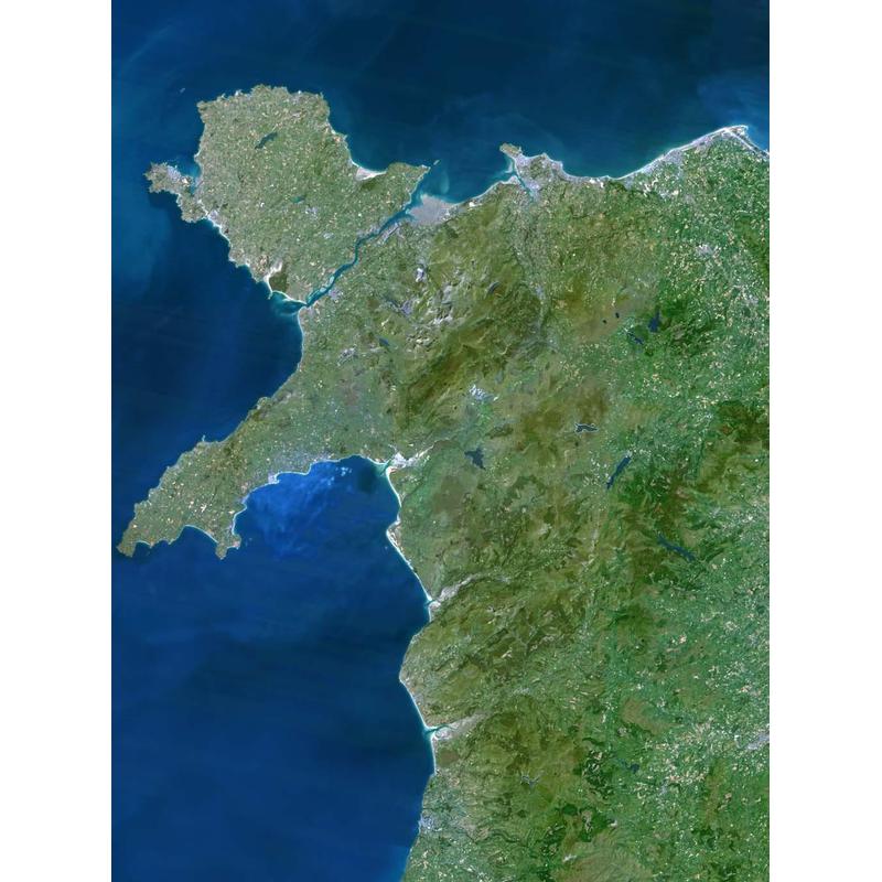 Planet Observer Regional-Karte Region North West Wales