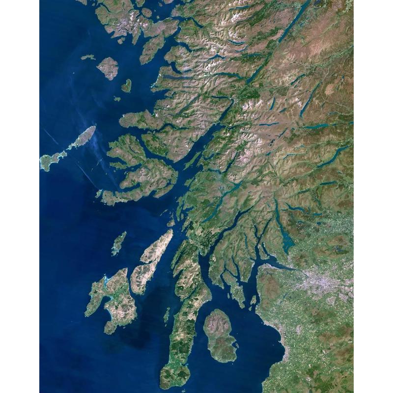 Planet Observer Regional-Karte Region Oban & West Coast