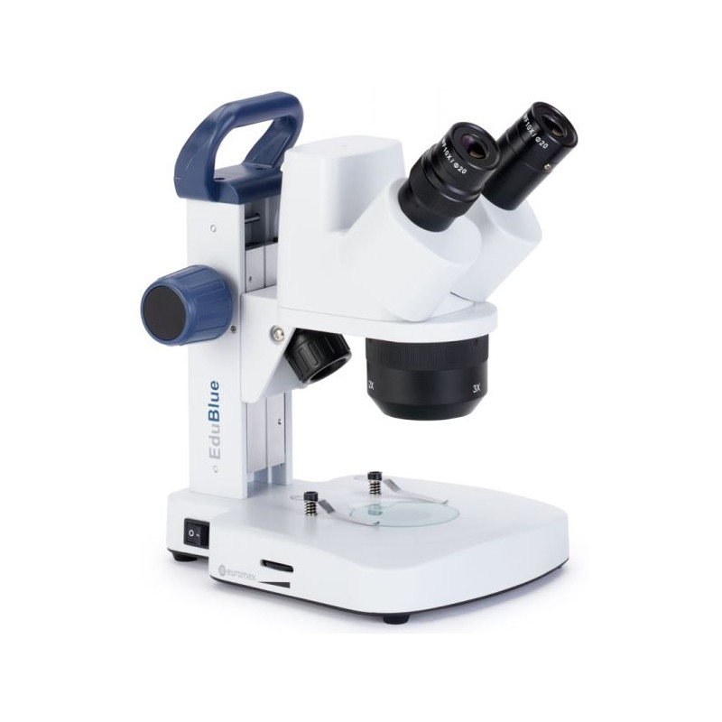 Microscope stéréoscopique Euromex Stereomikroskop ED.1805-S, EduBlue 1x/2x/4x, digital
