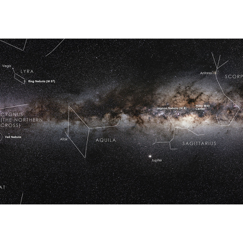 Affiche Astronomie-Verlag Our Milky Way Galaxy