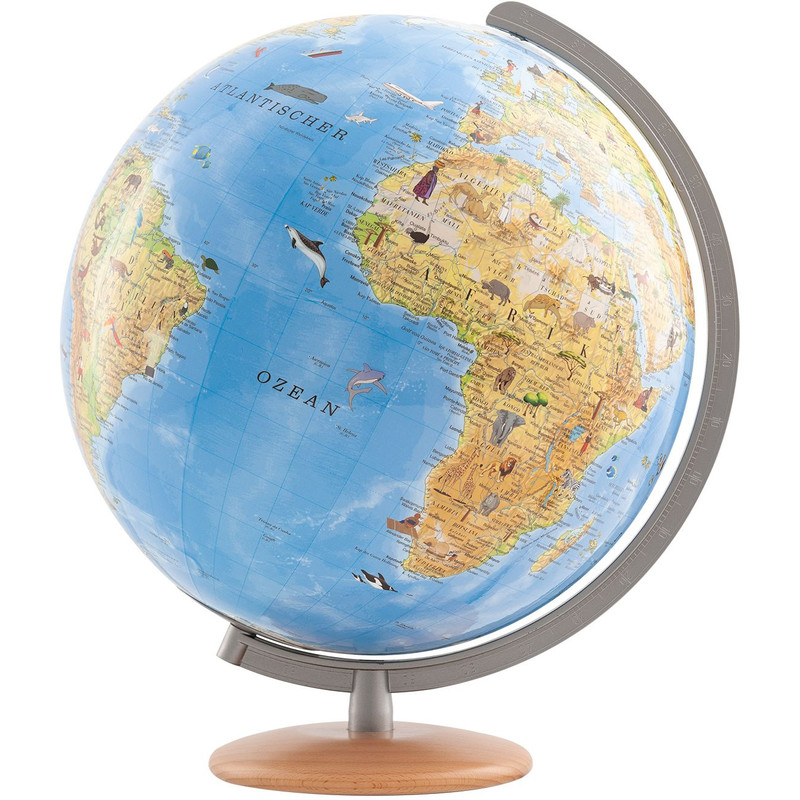 Globe pour enfants Columbus Unsere Erde mit Entdeckerstift 34cm