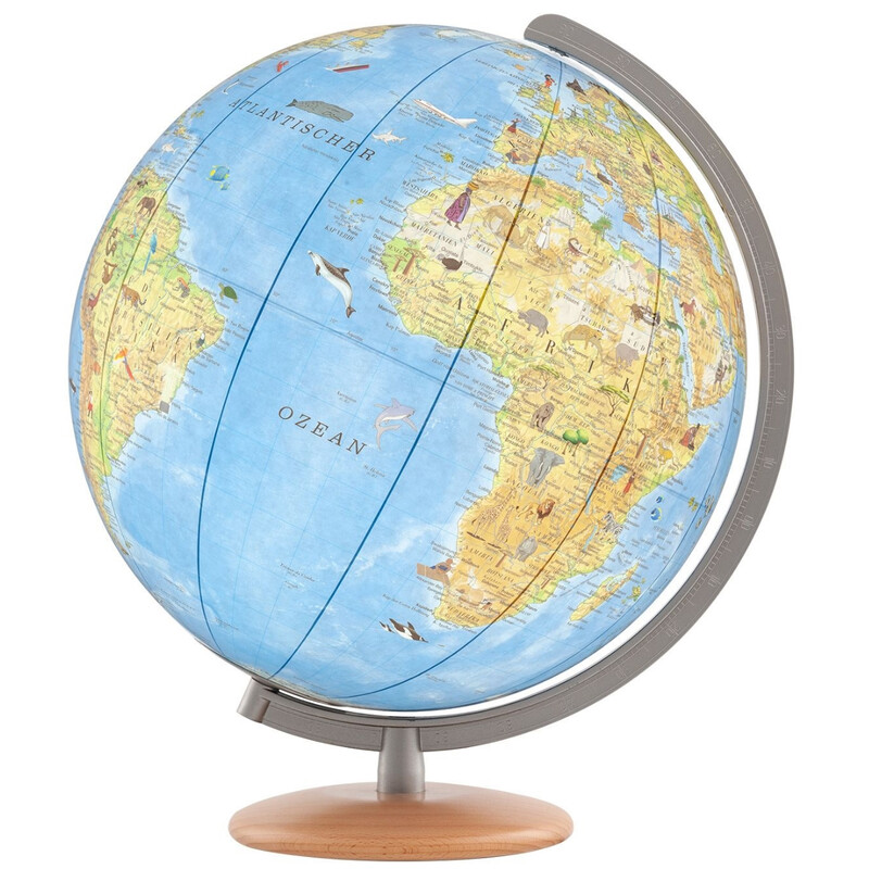 Globe pour enfants Columbus Unsere Erde mit Entdeckerstift 34 cm