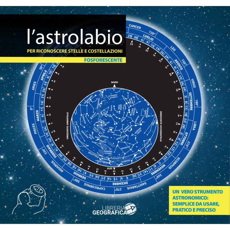 Libreria Geografica Sternkarte Astrolabio