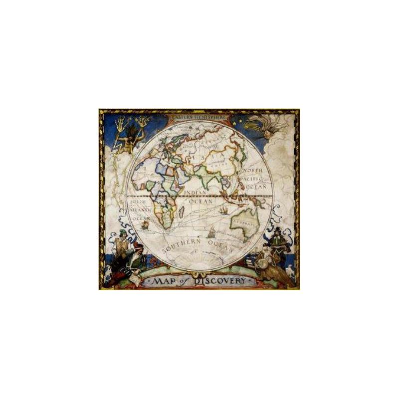 Mappemonde National Geographic Carte d'explorateur - hémisphère de l'est