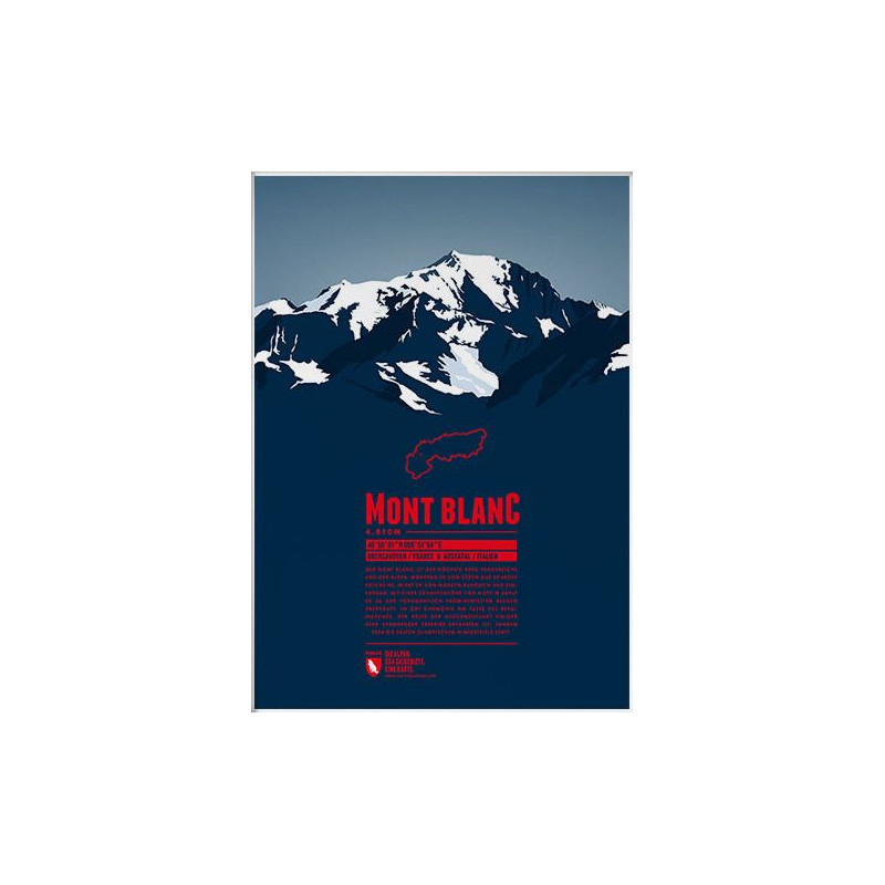 Marmota Maps Poster Mont Blanc
