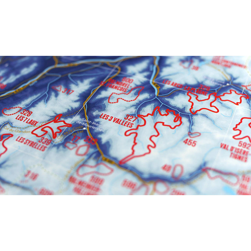 Marmota Maps Carte des Alpes 609 domaines skiables