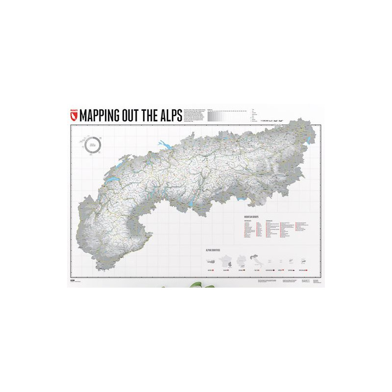 Carte régionale Marmota Maps Mapping Out the Alps (Anglais)