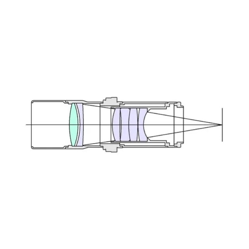 BORG Apochromatischer Refraktor AP 55/200 55FL OTA Set