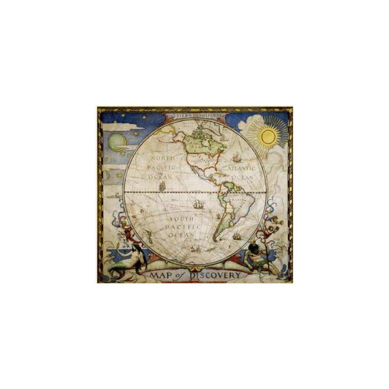Mappemonde National Geographic Carte d'explorateur - hémisphère occidental