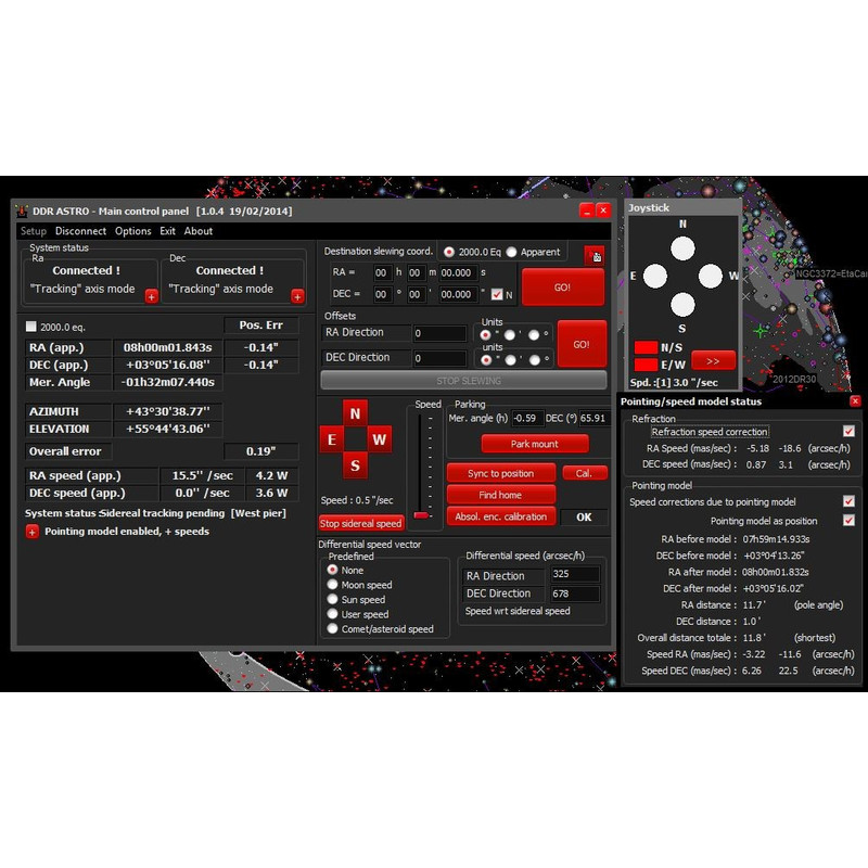 Monture Alcor-System Direct Drive Nova 200