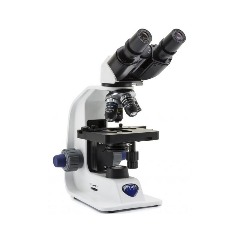 Microscope Optika B-159R-PL  binoculaire, plan, batterie, 1000x