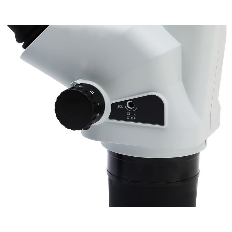Microscope stéréo zoom Optika SZO-5 , bino, 6.7-45x, Säulenstativ, Auf-, Durchlicht, Doppelspot